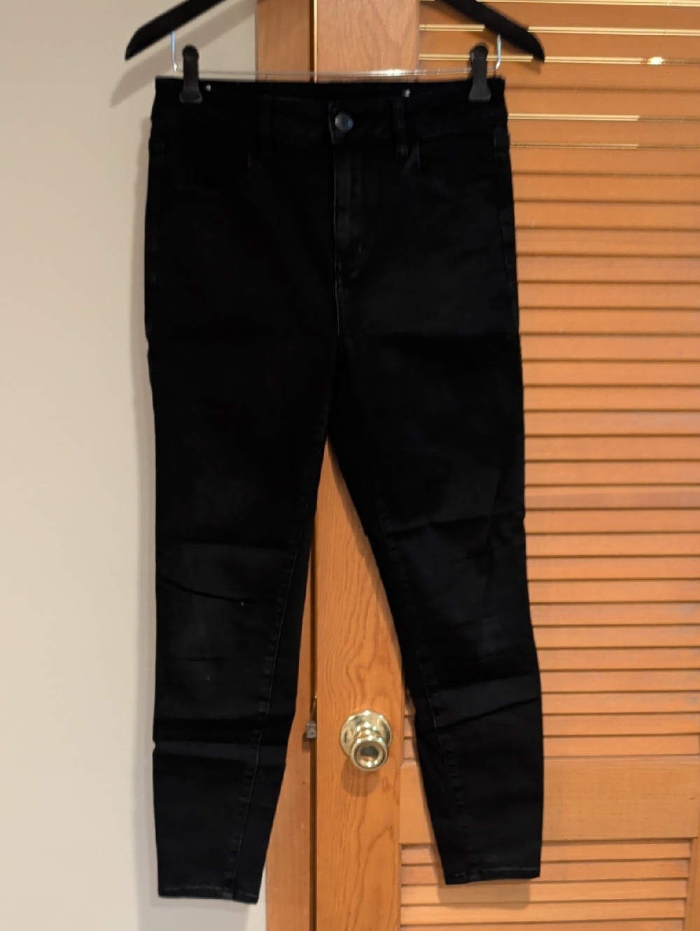 American Eagle Next Level Stretch Black Skinny Jeans